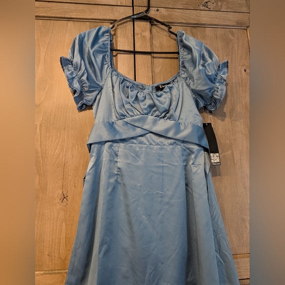 Trixxi Junior's Dress, Size M, Blue - Picture 4 of 10